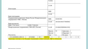 Что означает код 110 в платежном поручении в Новэкс