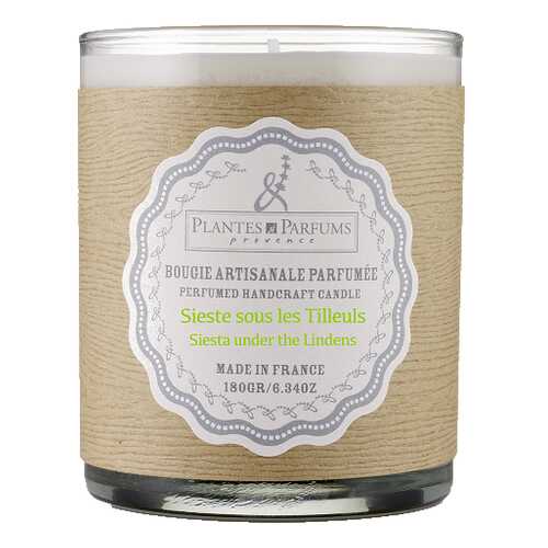 Аромасвеча В тени липы Plantes et Parfums provence, 180 гр. в Новэкс