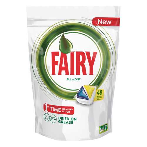 Средство для мытья посуды Fairy лимон 48 штук в Новэкс