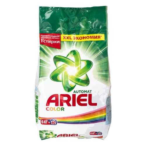 Порошок для стирки Ariel color автомат 6 кг в Новэкс