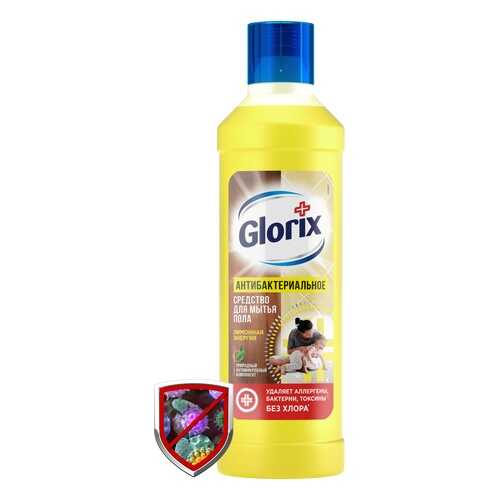 Универсальное чистящее средство для мытья полов Glorix лимонная энергия 1 л в Новэкс