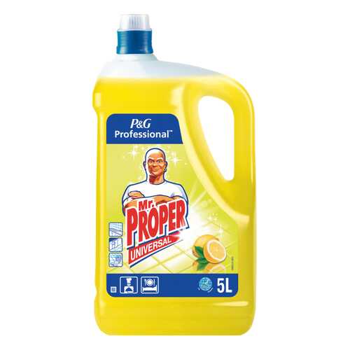 Универсальное чистящее средство для мытья полов Mr. Proper лимон 5 л в Новэкс
