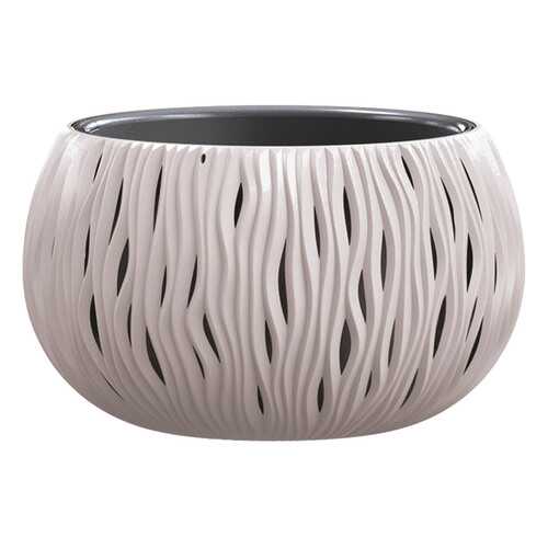 Кашпо для цветов Prosperplast SANDY Bowl, мокко, DSK370-7529U в Новэкс