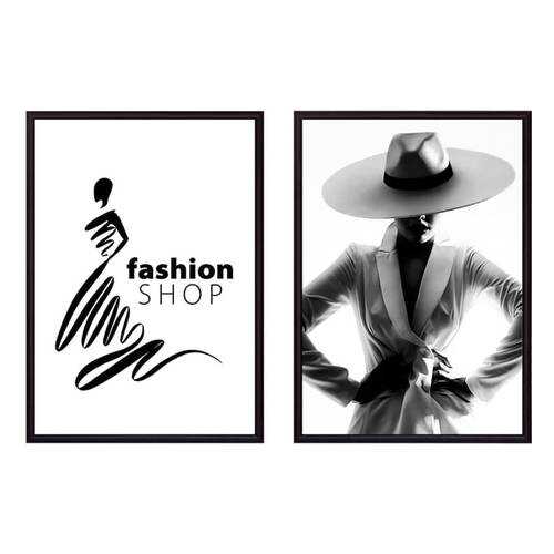 Набор постеров Коллаж Fashion №4 40х70 см в Новэкс