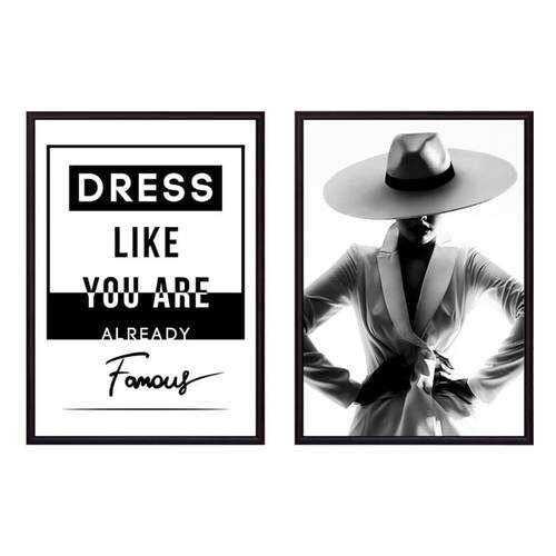 Набор постеров Коллаж Fashion №40 70х110 см в Новэкс
