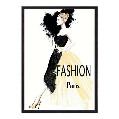 Постер в рамке Fashion Paris 40х60 см в Новэкс