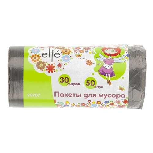 Пакеты для мусора Elfe серые 30 л 50 шт в Новэкс