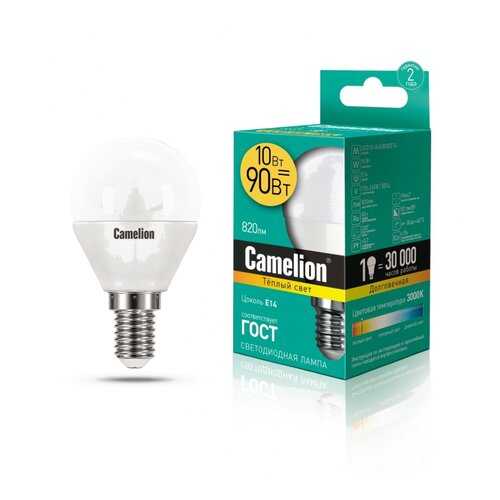 Лампа Camelion ELMG45-10W-83K-E14 в Новэкс