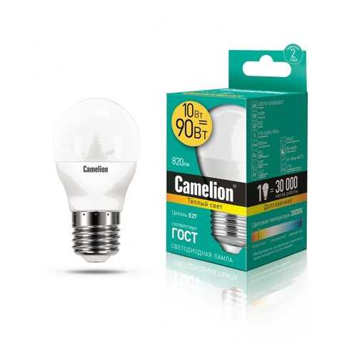Лампа Camelion ELMG45-10W-83K-E27 в Новэкс