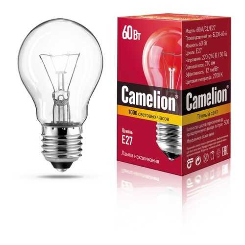 Лампа накаливания Camelion 60 Вт. E27 в Новэкс