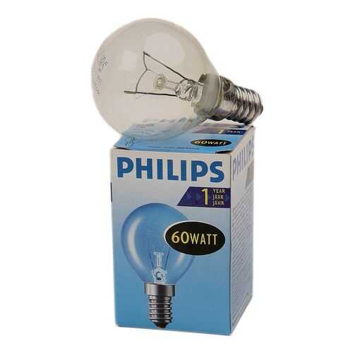 Лампа накаливания PHILIPS P45 60W E14 CL в Новэкс