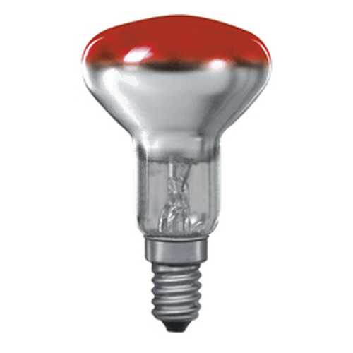 Лампа R50 рефлекторная, красная-прозрачная E14, 25W 20121 в Новэкс