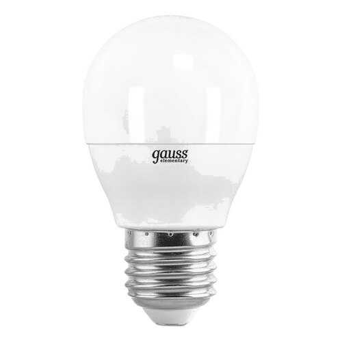 Лампочка Gauss Elementary G45 E27 8W 6500K 53238 в Новэкс