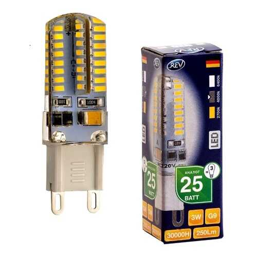Лампочка светодиодная LED, G9 3W 4000K холодный свет в Новэкс