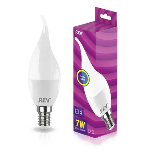 Лампочка светодиодная LED, свеча на ветру Е14 7W 2700K теплый свет в Новэкс