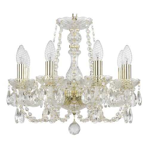 Люстра хрустальная 101/8/141 G Bohemia Ivele Crystal в Новэкс
