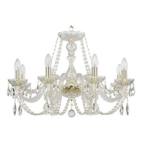 Люстра хрустальная 101/8/240 G Bohemia Ivele Crystal в Новэкс