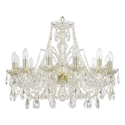 Люстра хрустальная 105/12/240 G Bohemia Ivele Crystal в Новэкс