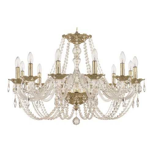 Люстра хрустальная 1601/12/300 G Bohemia Ivele Crystal в Новэкс