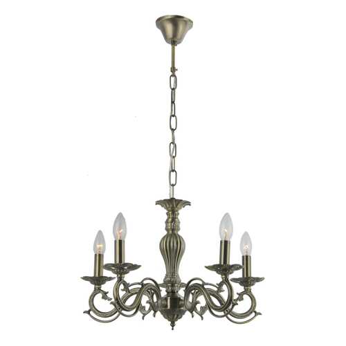 Люстра подвесная 5*60Вт Е14 IMEX KL.29212-5-P AB в Новэкс