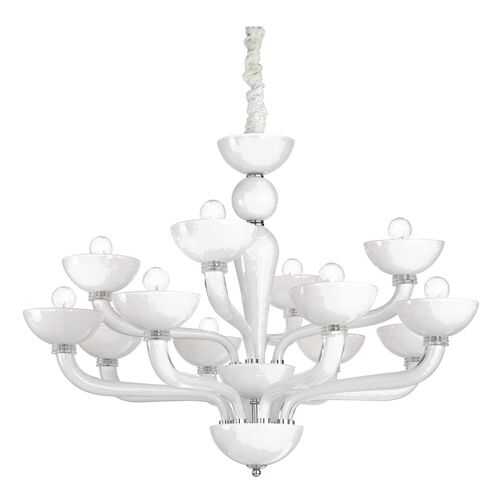 Люстра подвесная Ideal Lux Casanova SP12 Bianco в Новэкс