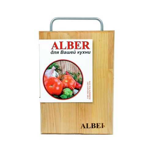 Разделочная доска Alber деревянная прямоугольная 26х18 см в Новэкс