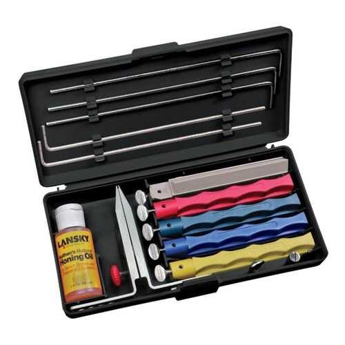 Точилка для ножей Lansky Professional Knife Sharpening System LKCPR, 5 камней в Новэкс