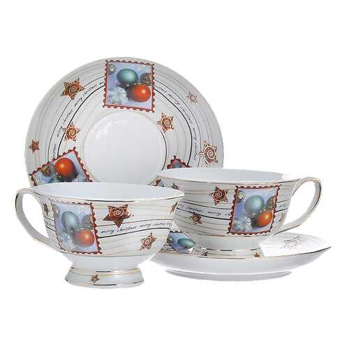 Чайный сервиз House & Holder Merry Christmas HY587 2 персоны в Новэкс
