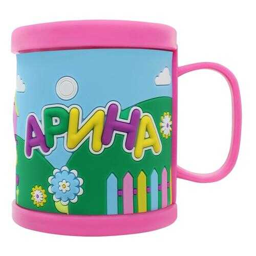 Детская кружка 3D Be Happy с именем Арина в Новэкс