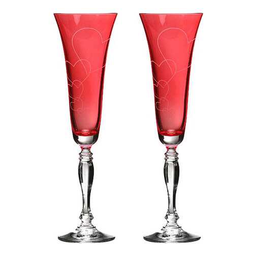 Набор бокалов Bohemia Crystal 674-112 Красный в Новэкс