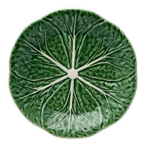 Тарелка десертная Bordallo Pinheiro Cabbage Natural 19x19x2,5 см в Новэкс
