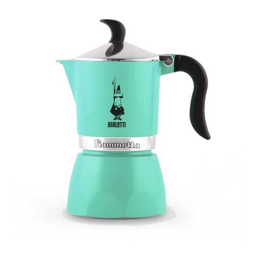 Гейзерная кофеварка Bialetti Fiametta GREEN 3 чаш. в Новэкс