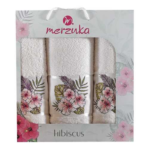 Набор полотенец Oran Merzuka hibiscus белый в Новэкс