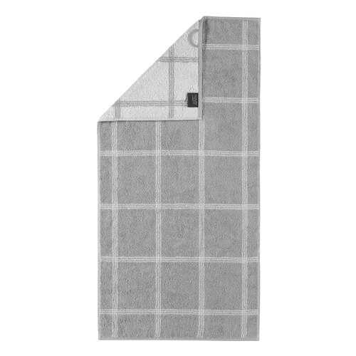 Полотенце 50x100см CAWO TWO-TONE, цвет платиновый в Новэкс